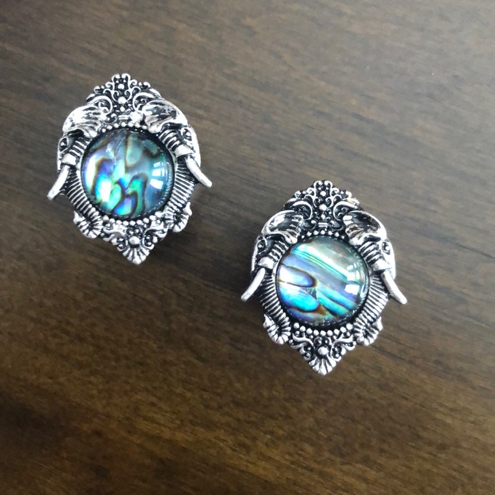 🆕 abalone elephant 3/4” plugs
